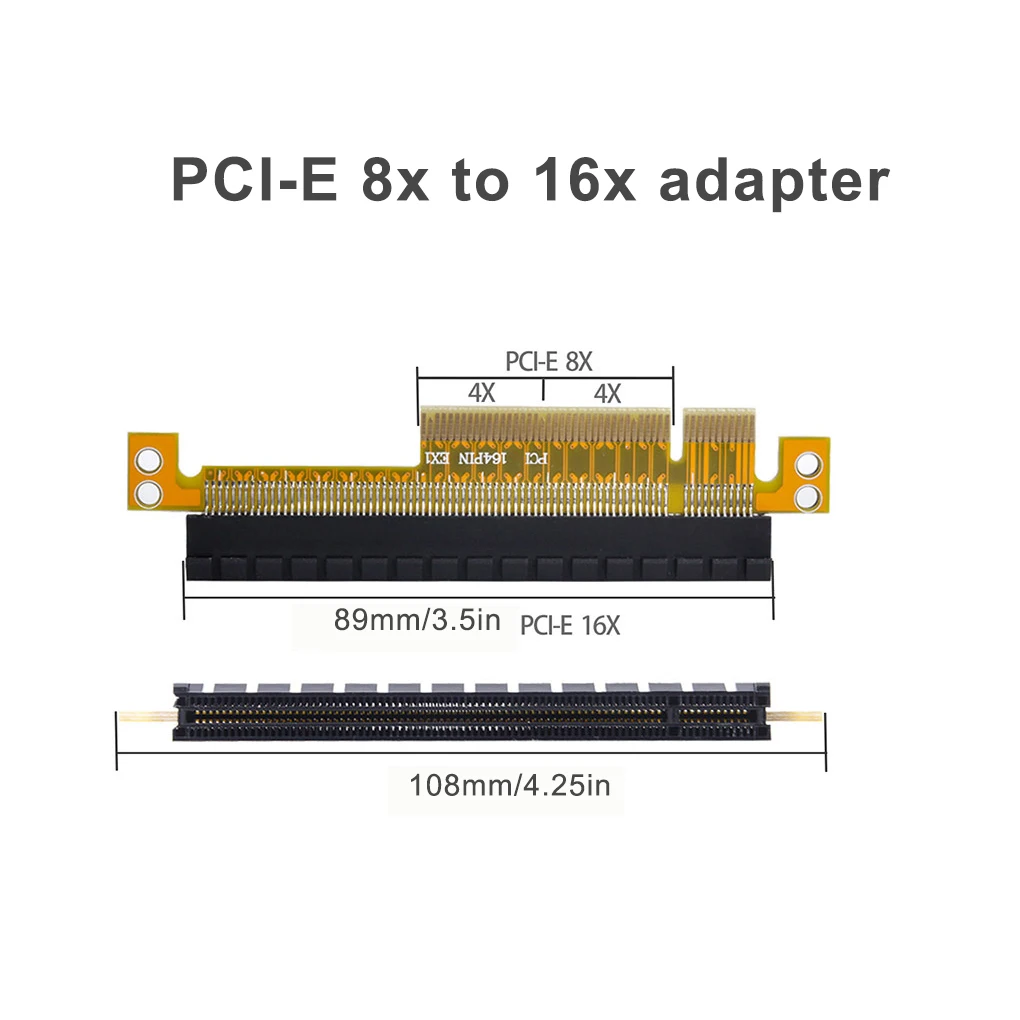 переходная карта pci express x8 x16 адапте