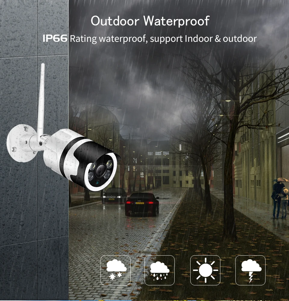 Беспроводная ip-камера, Wifi, домашняя, охранная, видеонаблюдение, CCTV камера, 1080 P, уличная, водонепроницаемая, мини камера, HD 720 P, P2P, Onvif