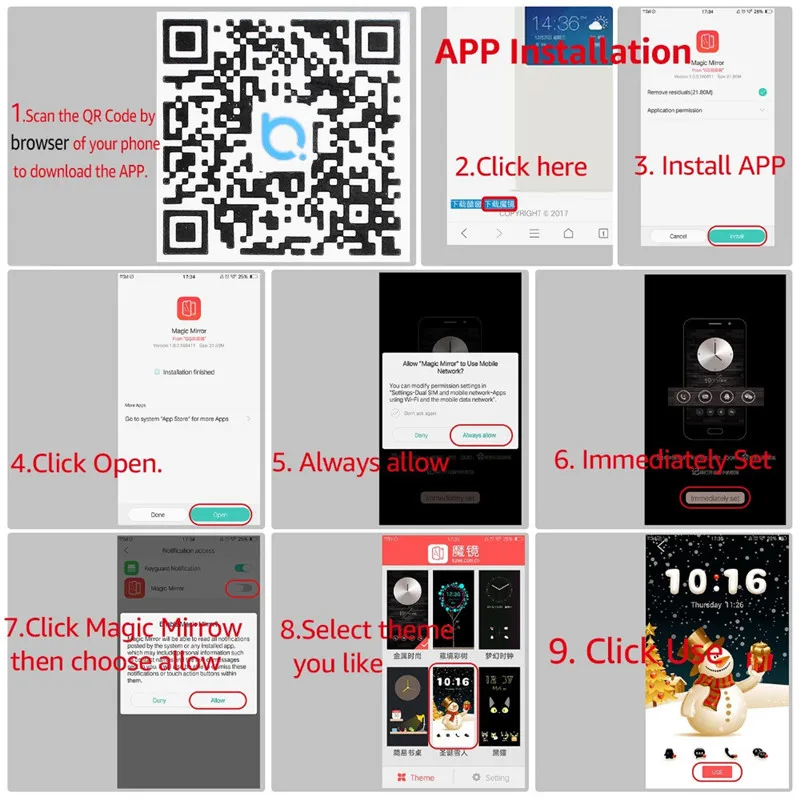 Роскошный зеркальный умный флип чехол для Xiaomi Redmi Note 9 9S 8 8T 7 6 Pro 6A 7A 10X K30 K20 Mi POCO X3 10