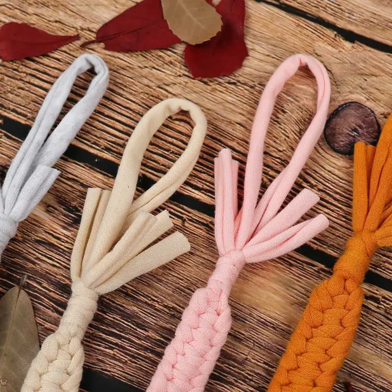 

Braided Cotton Rope Nipple Holder Baby Pacifier Clips Chain Infant Soother Chain