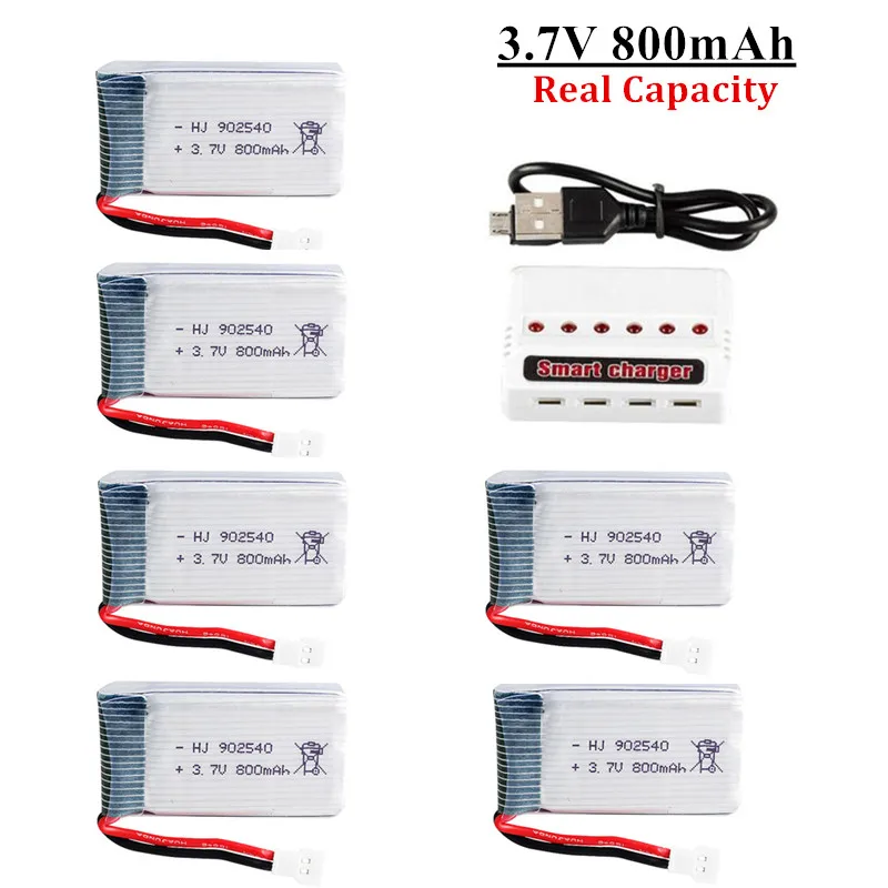 1S 3 7 V 800mAh литий полимерная батарея для Syma X5 X5C X5SC X5SW TK M68 MJX X705C SG600 RC Квадрокоптер