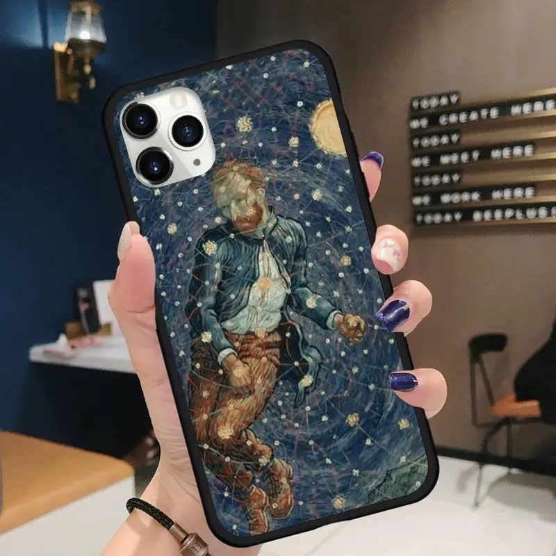 

Van Gogh painting Phone Case for iPhone 11 12 pro XS MAX 8 7 6 6S Plus X 5S SE 2020 XR Soft silicone