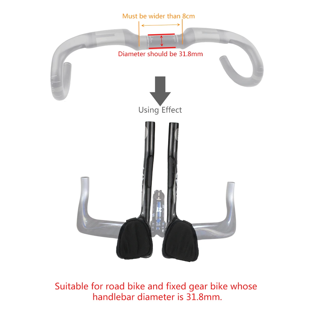 Велосипедный Аэро-руль Lixada 31 8 мм углеродное волокно | Спорт и развлечения