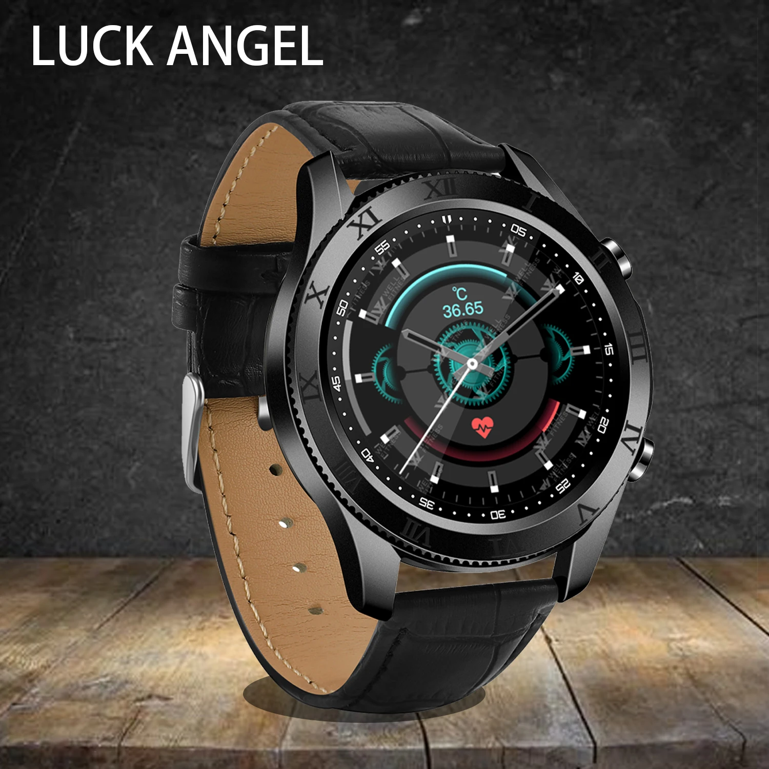 

Lucky Angel Fitness Smart Watch Men/Women Monitor Skin Temperature Oxygen Sleep Tracking Waterproof Swimming Sports Watch SW1
