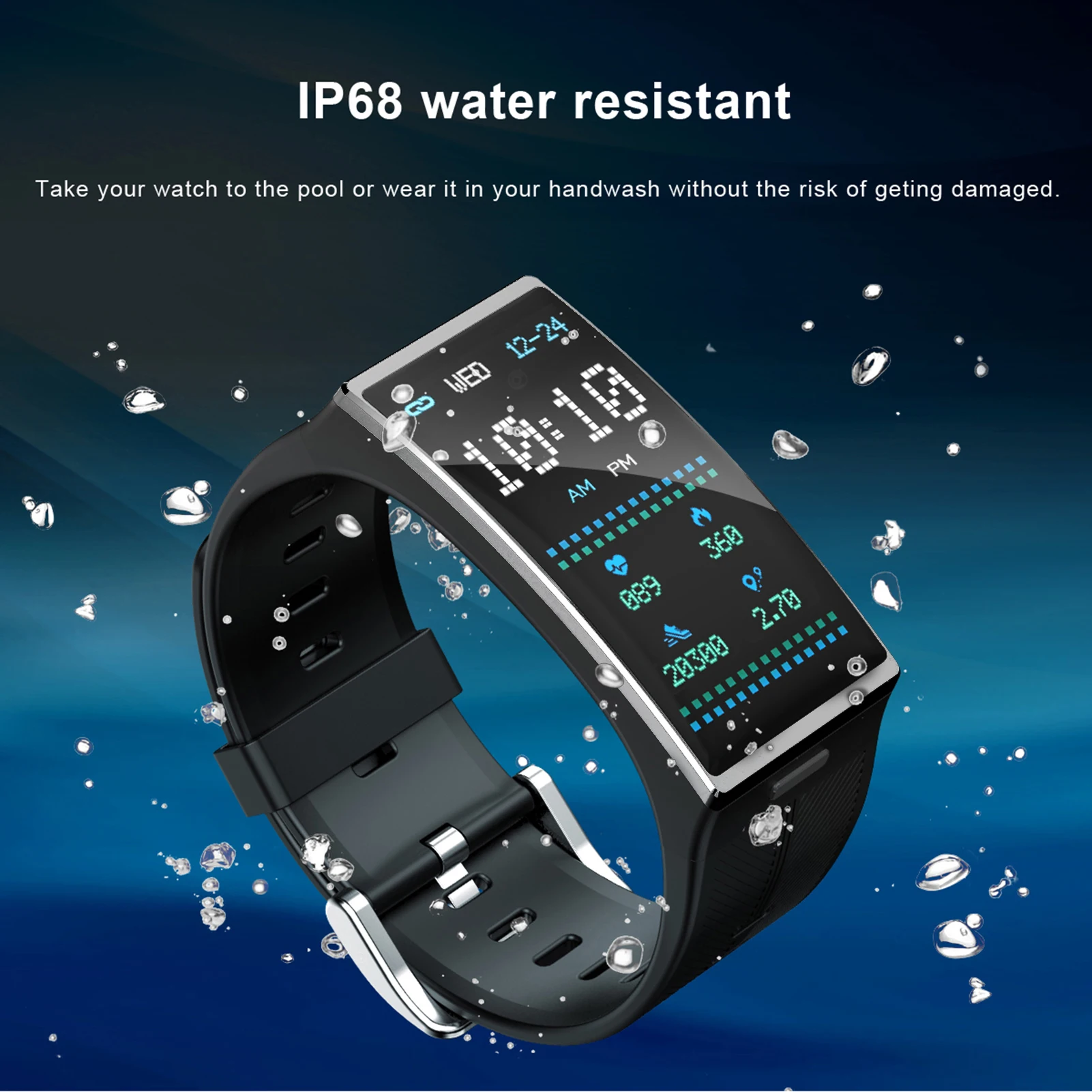 

Intelligent Watch Bluetooth Waterproof Sports Bracelet TICWRIS GTX Men's Smart Watch 300mAh Waterproof For Android IOS Dropship