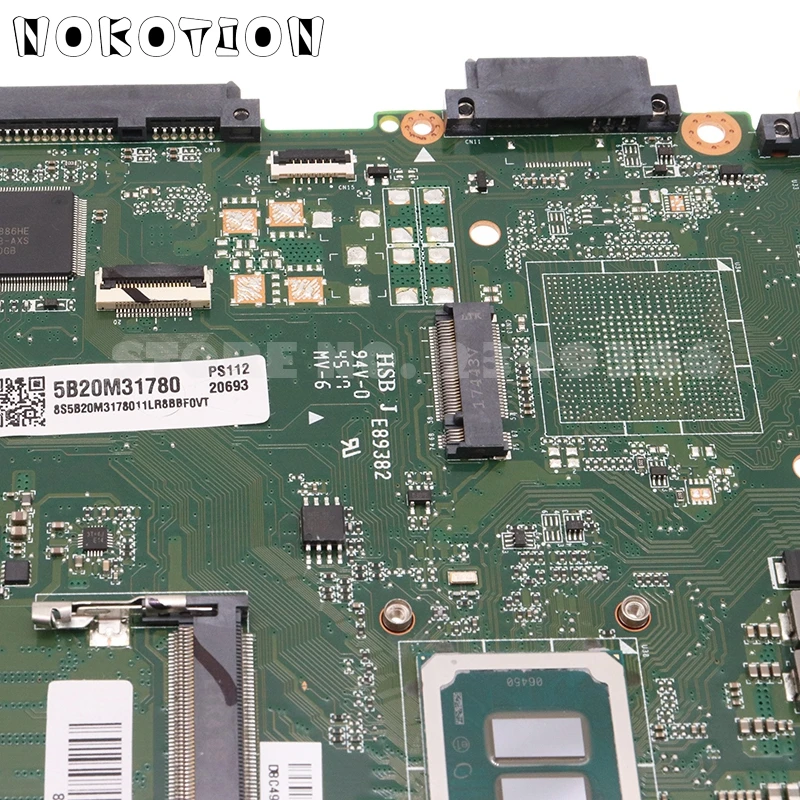 Материнская плата NOKOTION 5B20M31780 DA0LV6MB6F0 для ноутбука Lenovo E42-80 SR2JK V310-14ISK CPU 4GB RAM DDR4 -
