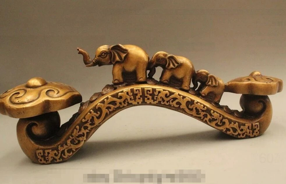 

16 "Дворец династии Китая благоприятная на удачу Ru Yi две статуи слона