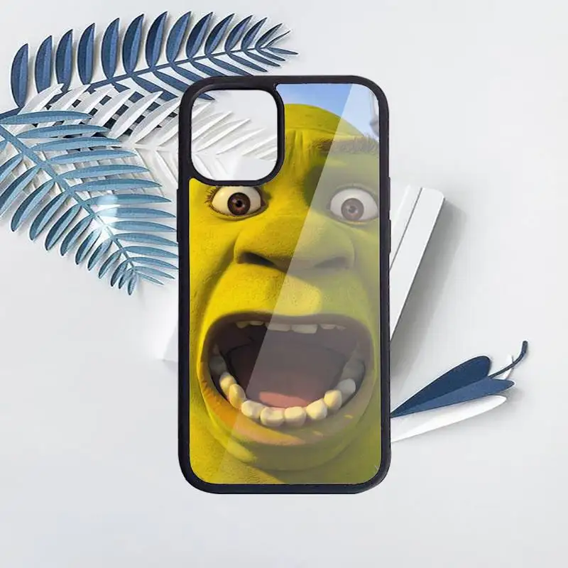 

Shrek cute cartoon movie Phone Cases PC for iPhone 11 12 pro XS MAX 8 7 6 6S Plus X 5S SE 2020 XR Luxury brand shell funda