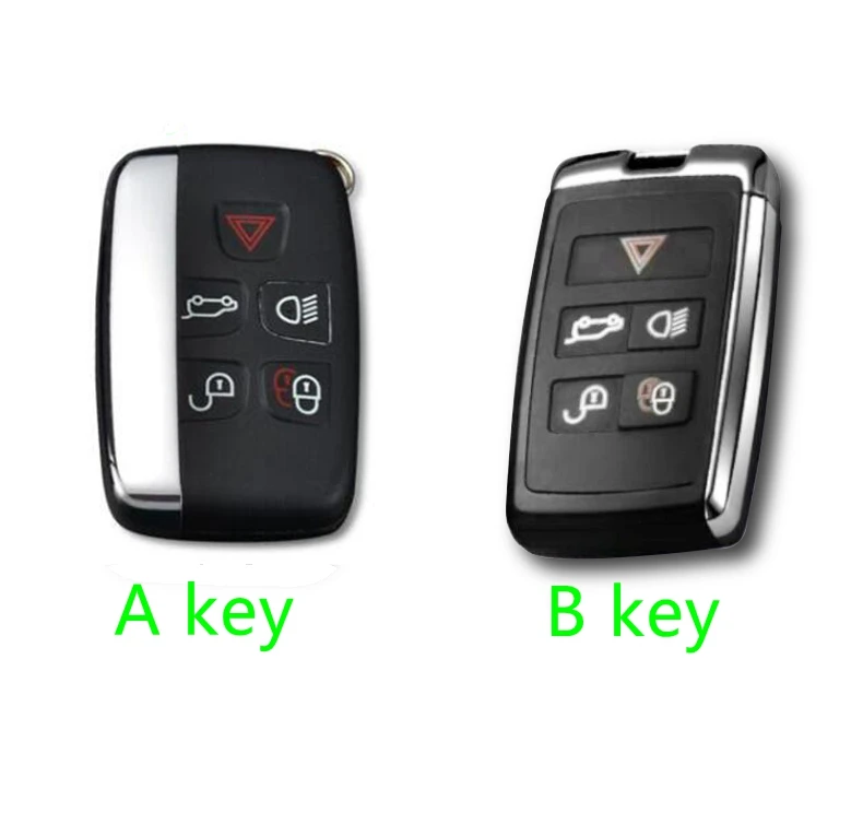 Car Genuine Leather Key Case Holder For Land Rover Range Discovery 5 Sport Jaguar E-PACE XEL Cover Accessories | Автомобили и