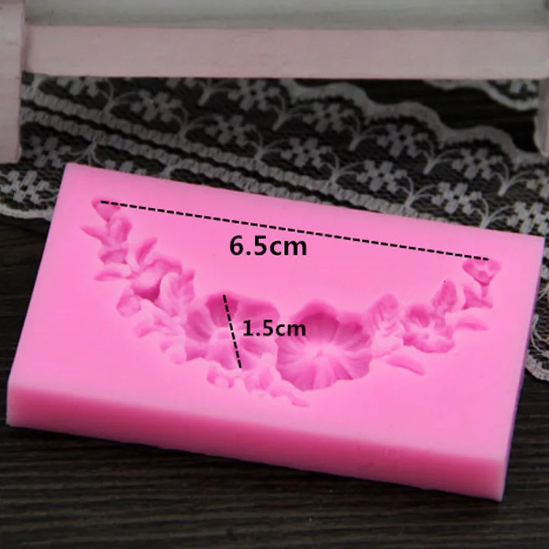 

1pc Flower vine silicone cake mold fondant mold cake decorating tools chocolate gmpaste mould cake mould FTM110