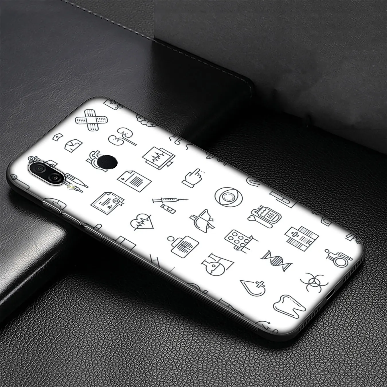Стоматологический коронозубной мягкий чехол IYICAO для Huawei Y9 Y7 Y6 Prime 2019 Honor view 20 8C 8X 8 9