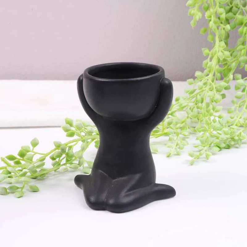 

N Humanoid керамическая ваза для цветов портретная ваза сетчатый цветочный горшок Цветочная композиция ваза украшение дома подарок на день рож...