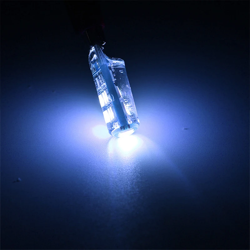 

YOLU 2Pcs/4Pcs Car led wide light T10 highlight crystal silicone 4014 15 LED driving lights car small lamp