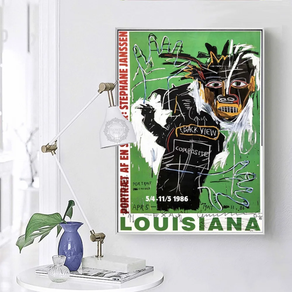 Плакаты и принты плакат с граффити из Джинса Мишеля декоративная картина на