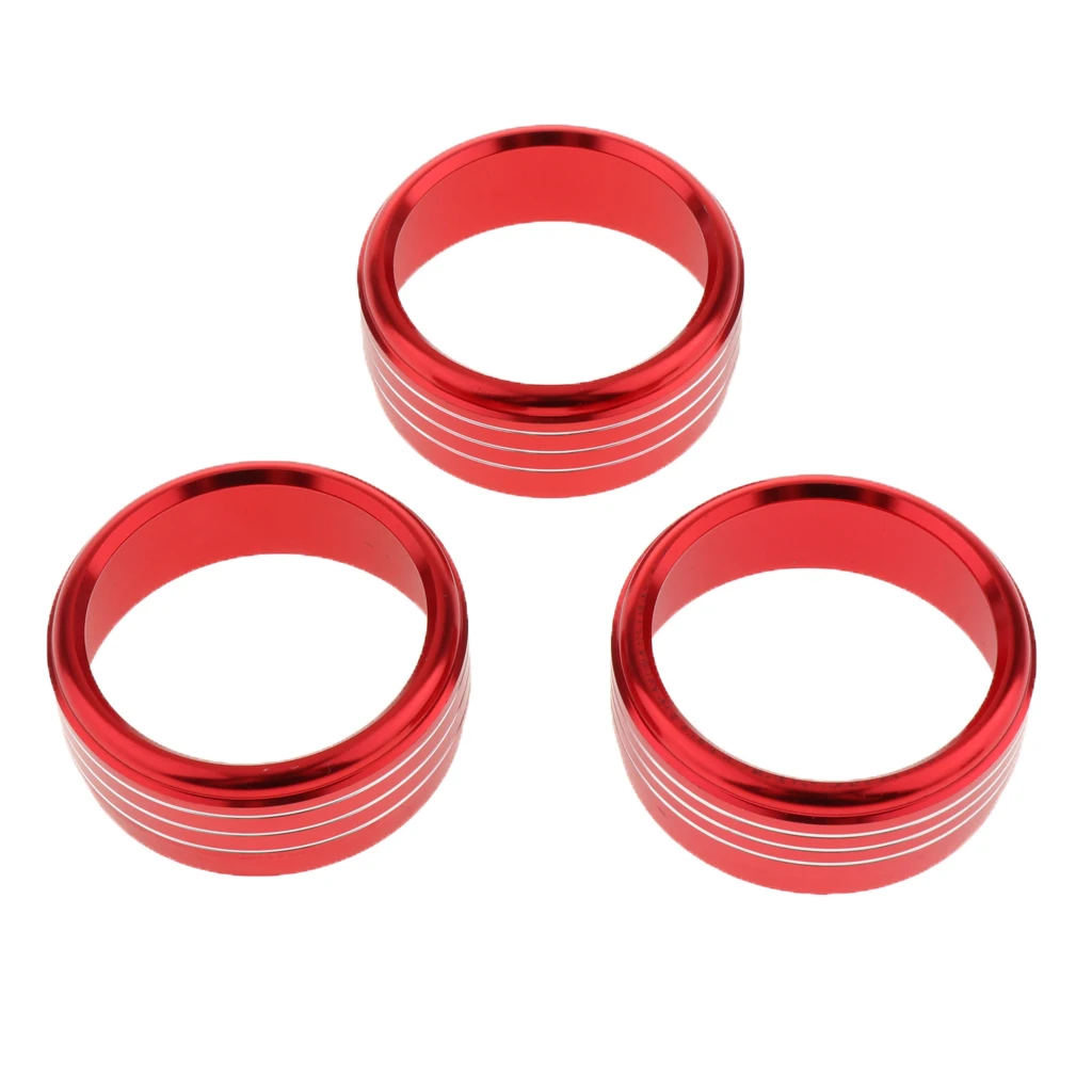 3 шт приборной панели кондиционер Кнопка крышка ручки кольцо подходит для Subaru