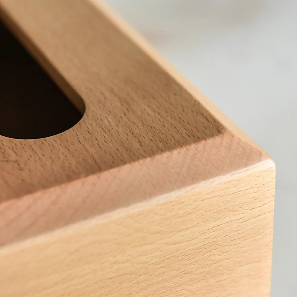 Деревянная коробка для салфеток в скандинавском стиле контейнер на стол ванной