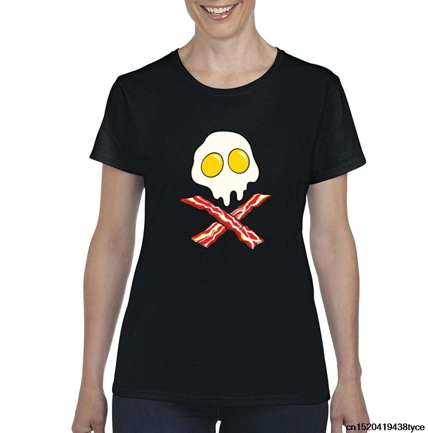 Производительность Футболка по дизайну Artix яйцо череп с черепами и костями