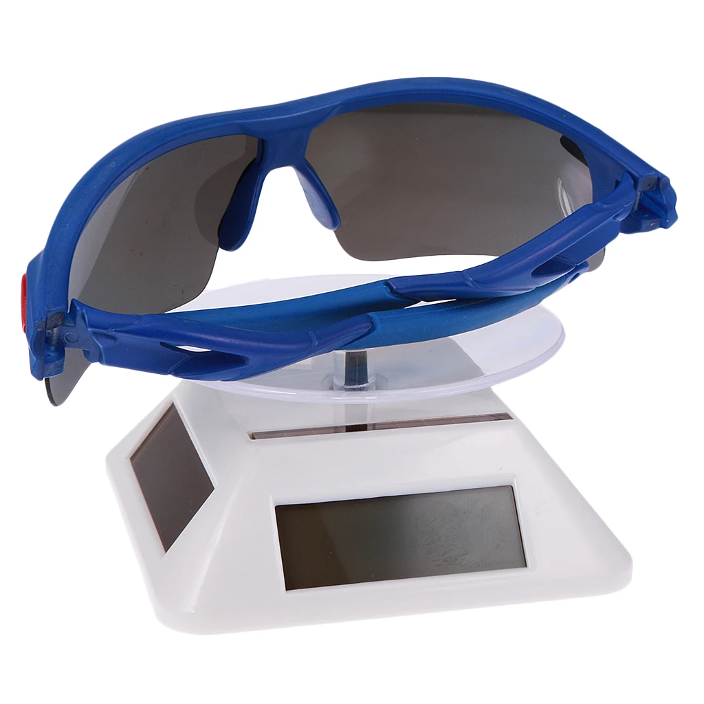 

Solar Powered Rotating Jewelry Watch Phone Ring Display Stand Turn Table