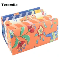 teramila orange printed 100 cotton cloth twill textile japanese fabrics patchwork for sewing dress bedding quilt diy needlework