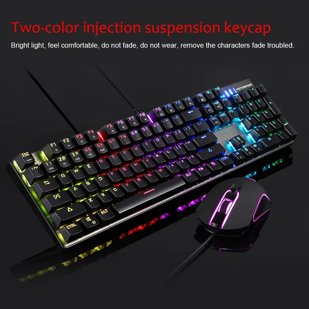 Motospeed CK888 механическая клавиатура с RGB подсветкой светодиодсветодиодный USB