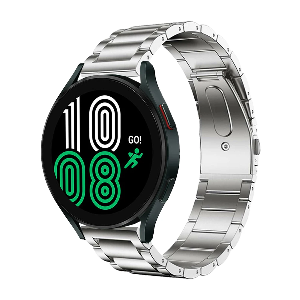 Titanium plating Strap For Samsung Galaxy Watch 4 Classic 46mm 42mm/Galaxy Watch4 44mm 40mm Band Metal stainless steel Watchband