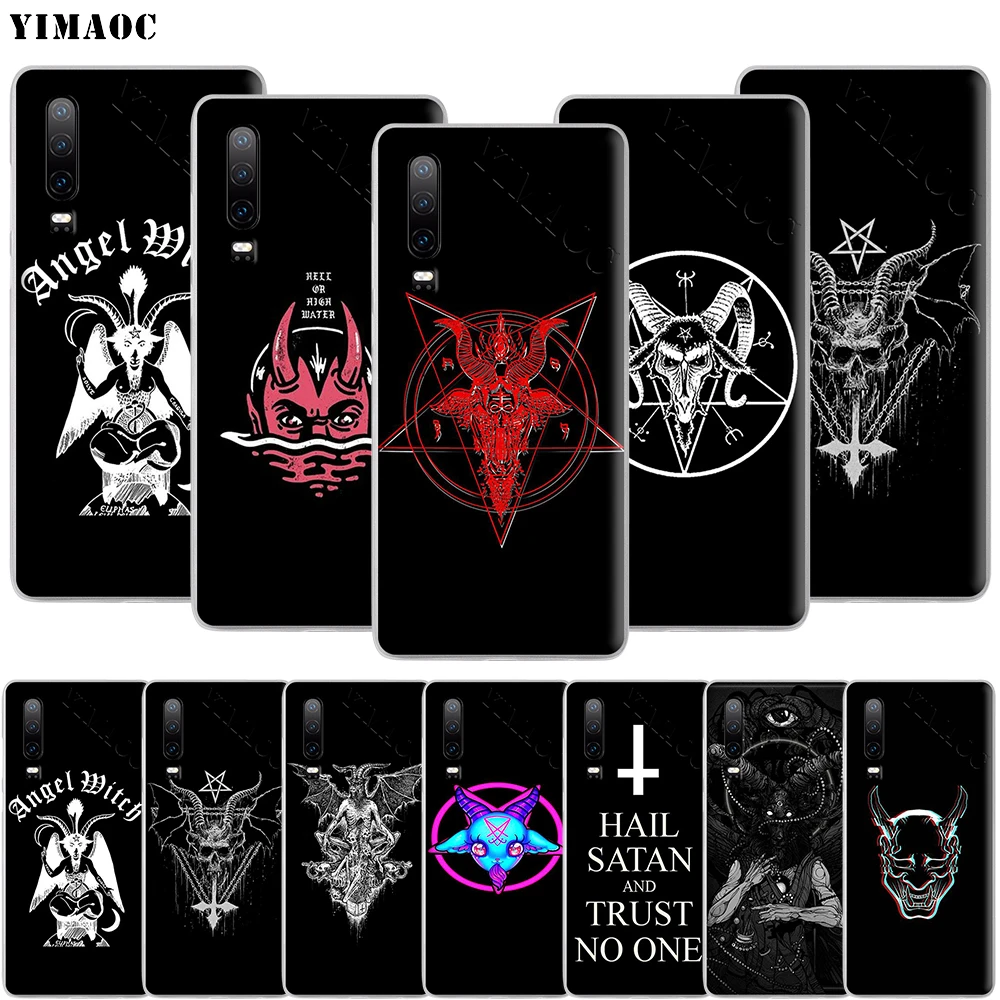 Чехол для телефона YIMAOC Devil сатана Huawei Mate 30 20 10 Pro Lite Y6 Y7 Y9 Nova 2 3 3i 4 5i 2018 2019|Бамперы| |