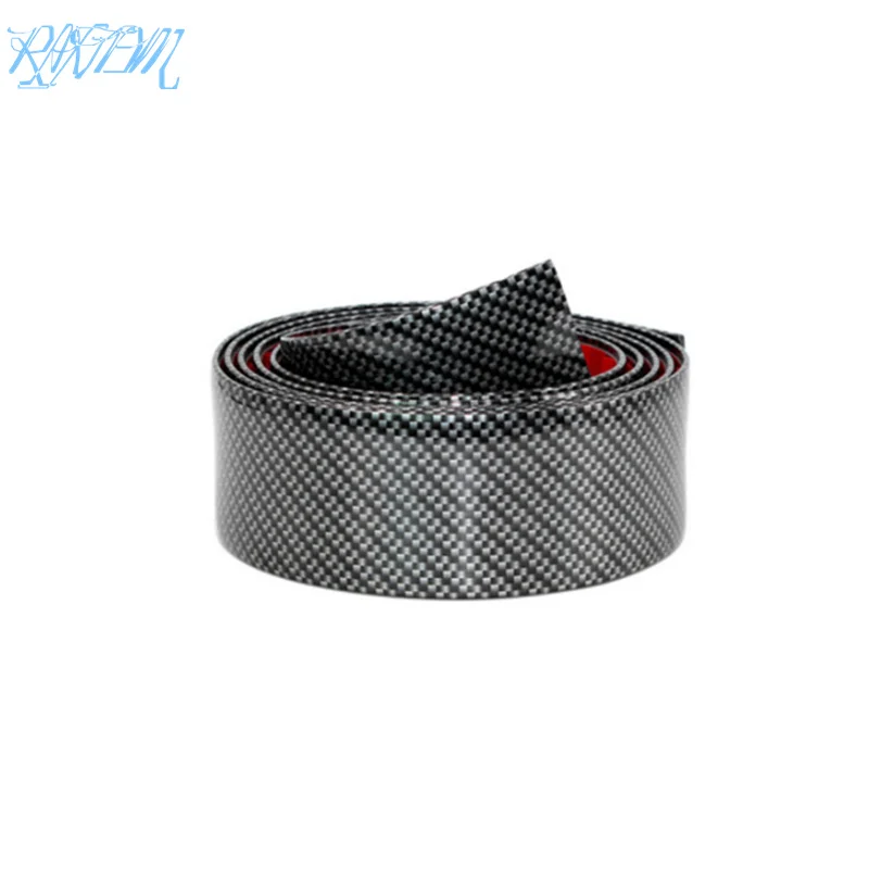 3D наклейка из углеродного волокна для автомобиля s Защита порога резиновая