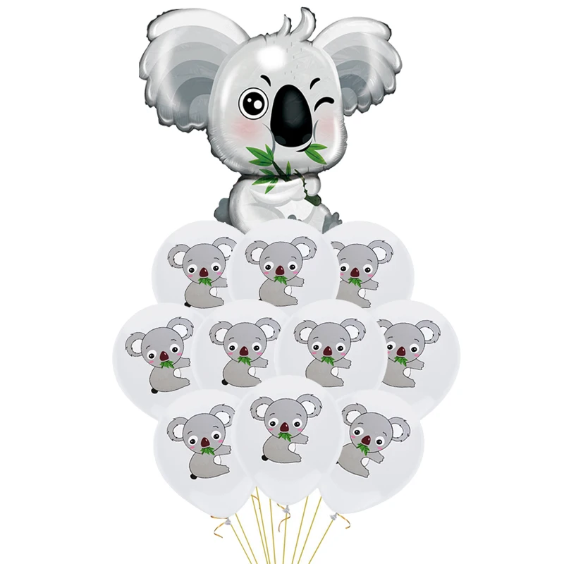 Сафари воздушные шары в форме животных латексные маски серый Koal для игр тема