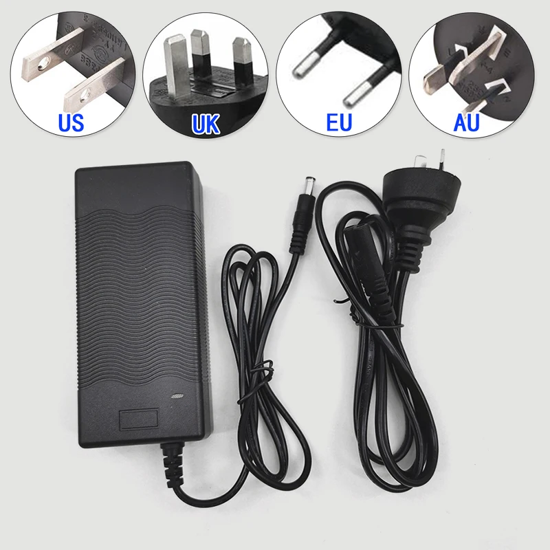 

42V DC Electric Scooter Charger Replacement For KUGOO S Series ETWOW 8' Scooter Charger US/UK/EU/AUS Plug Bike Accessories