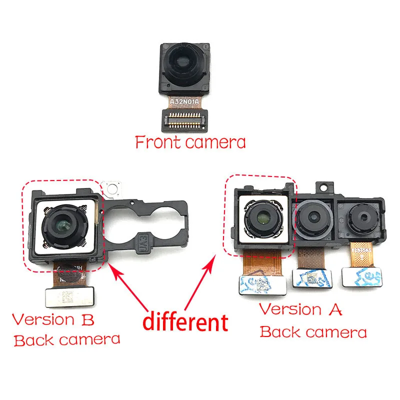 

New Back Rear Camera Module Flex Cable +Front Facing Camera For Huawei Nova 4E P30 Lite Replacement