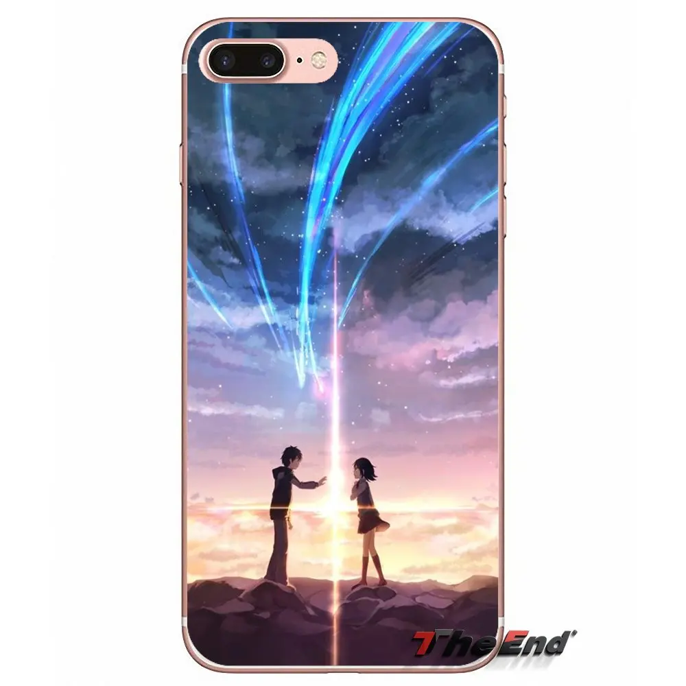 romantic cartoon Your Name Soft Shell Cases For Xiaomi Redmi 4 3 3S Pro Mi3 Mi4 Mi4i Mi4C Mi5 Mi5S Mi Max Note 2 Cover Coque | Мобильные
