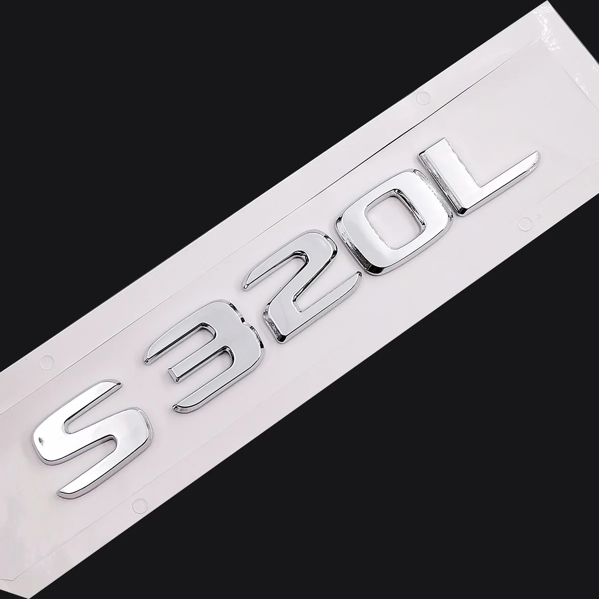 Оригинальный размер 1:1 эмблема заднего хвоста автомобиля с номером буквы стикер