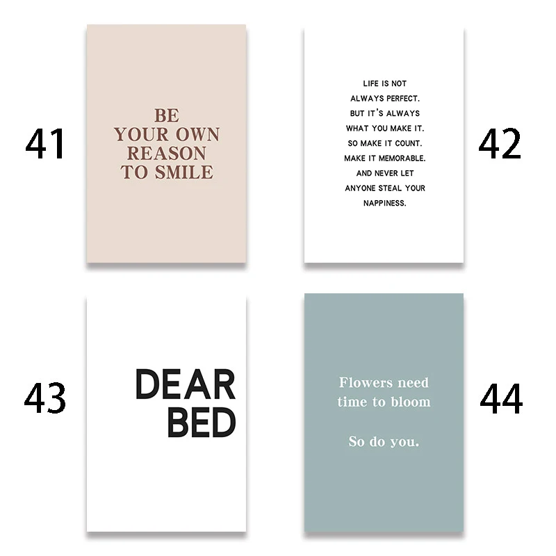 Minimalist Inspirational Quote Art Canvas Painting HD Print Motivational Love Wall Poster Pictures For Living Room Decor | Дом и сад