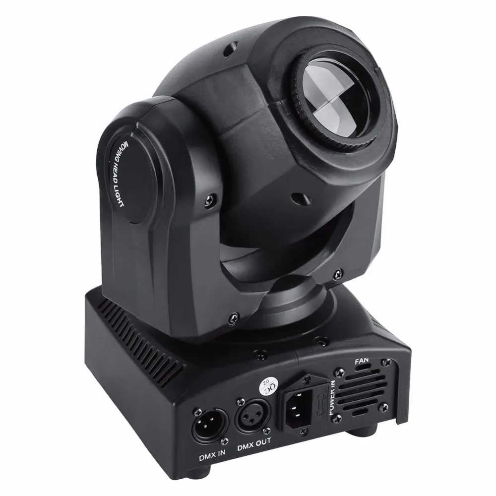 2 шт./лот 30 Вт Светодиодный сценический светильник с подвижной головкой DMX512 Disco Pub вечерние светильник с эффектом RGBW Ночной светильник с 110 В до 240 В