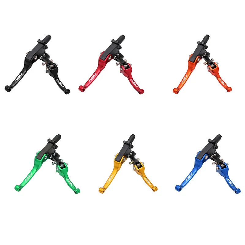 

Руль тормоза и сцепления ASV F3 2nd короткого тормоза и рычаг сцепления для мотоцикла, питбайка, внедорожника, питбайка, универсальные красные п...