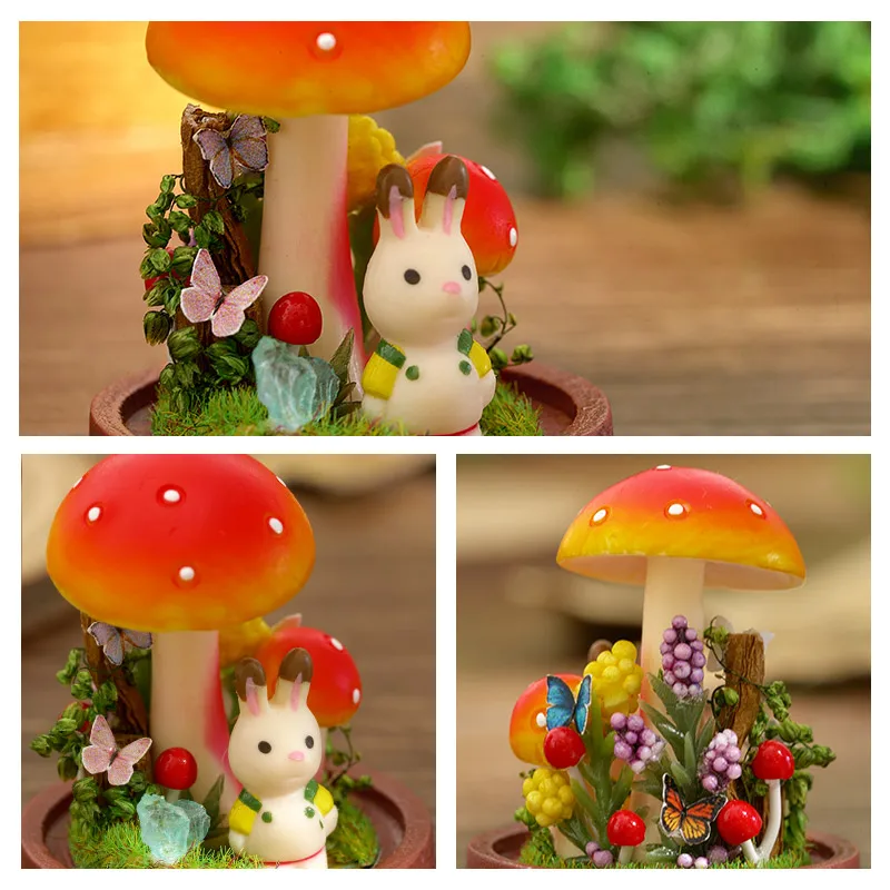 

2021 NEW DIY DollHouse Wooden Doll Houses Miniature Dollhouse Furniture Kit Toys for children New Year Christmas Gift Casa