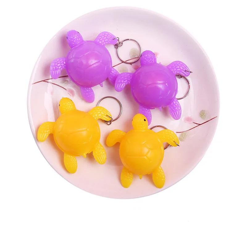 

Creative whimsy Pinch Egg Chicken Keychain Fun Novelty Toys Crowded Sticky Ventilation Hot Rubber Gadget Toys Keyring Hot Sale