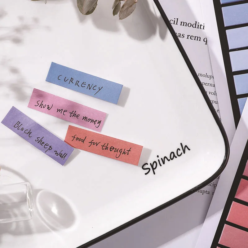 

Kawaii Brightness Series Memo Pad Sticky Notes Stationery Sticker Posted It Planner Vintage hand account collage Office School