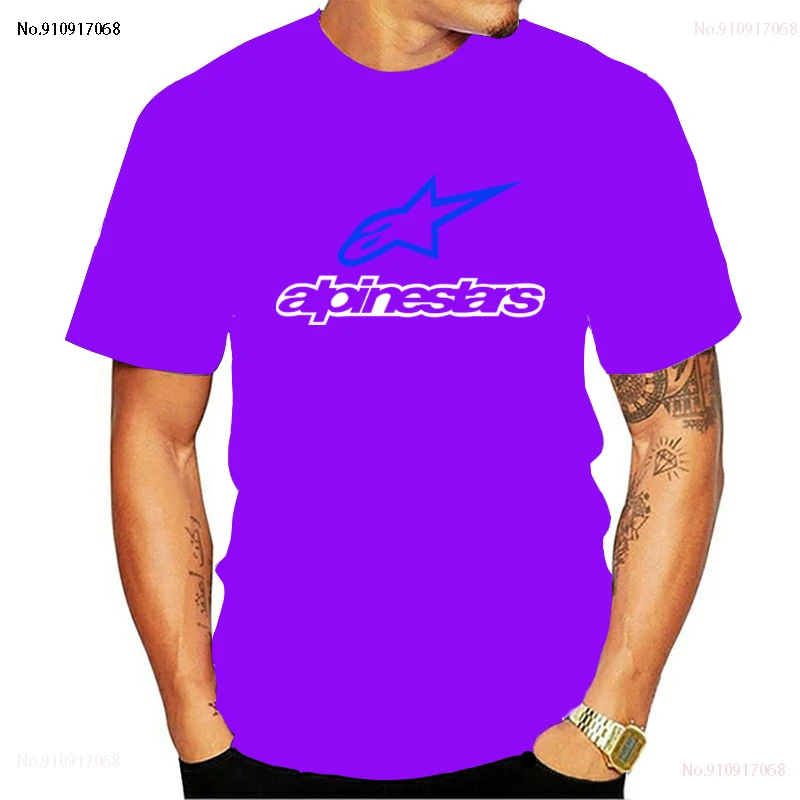 

2021 Alpinestars Men's Fashion Top Summer T-Shirt 100% polyester Men's T-Shirt High Quality Short Sleeve Shirt