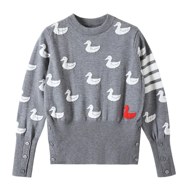 

Женская утепленная жаккардовая трикотажная рубашка в Корейском стиле для осени и зимы