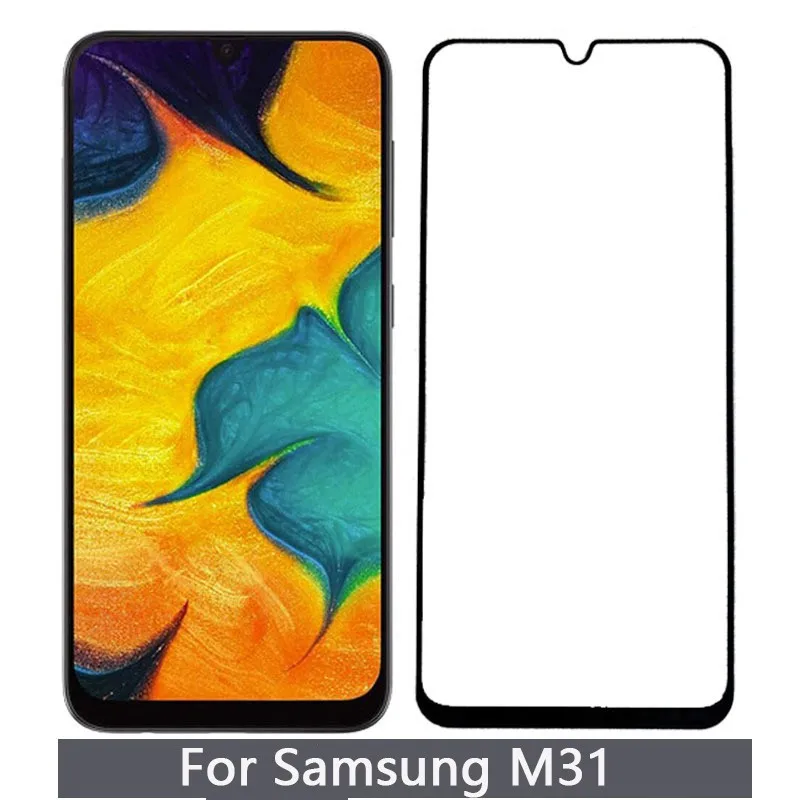 

Защитное стекло для Samsung Galaxy M31, полноэкранное закаленное стекло
