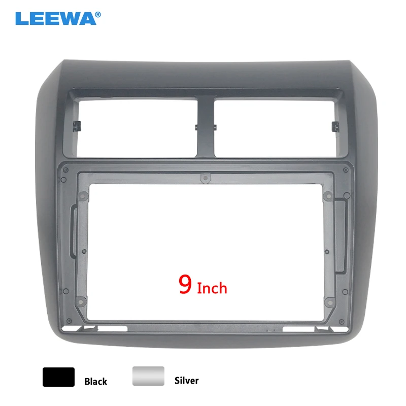 

Автомобильная аудиосистема LEEWA, рама-адаптер для Toyota Wigo Agya, 9 дюймов, DVD-плеер с большим экраном, фитинг для приборной панели