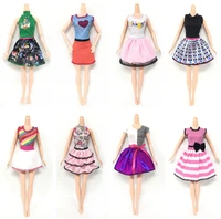 1pcs handmade dress fashion clothes for doll accessories play house dressing up costume kids toys gift random