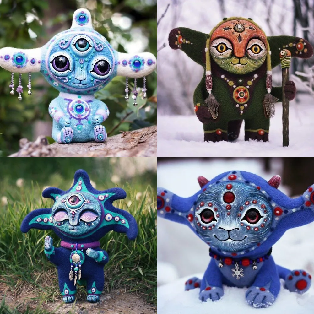

New Kawaii Elf Statue Handmake Creatures From A Fantasy World Elf Resin Garden Statue Outdoor Garden Home Decor Figurine