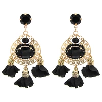 zouchunfu oorbellen tassel earrings dangle fashion womens jewelry bohemian crystal earrings long pendant flower earrings 2021