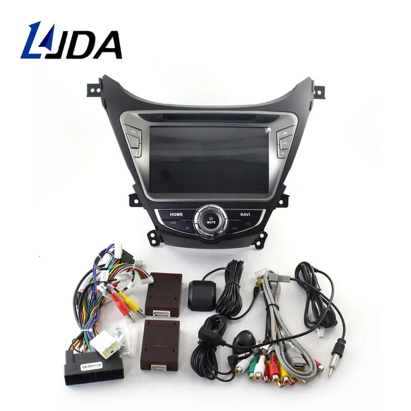 LJDA Android 10,0 автомобильный dvd-плеер для hyundai Elantra/Avante/IX35 2011 2012 2013 2 Din Автомобильный Радио gps Навигация стерео Мультимедиа