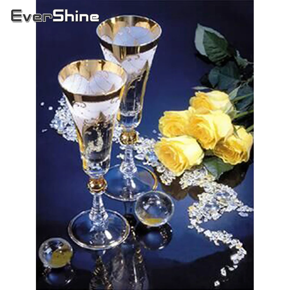 EverShine 5D Алмазная вышивка крестом полная выкладка фрукты алмазная мозаика картины