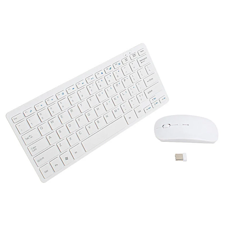 

Wireless Keyboard Mouse Set Ultra-thin 2.4G for PC Desktop Notebook Computer Laptop ND998