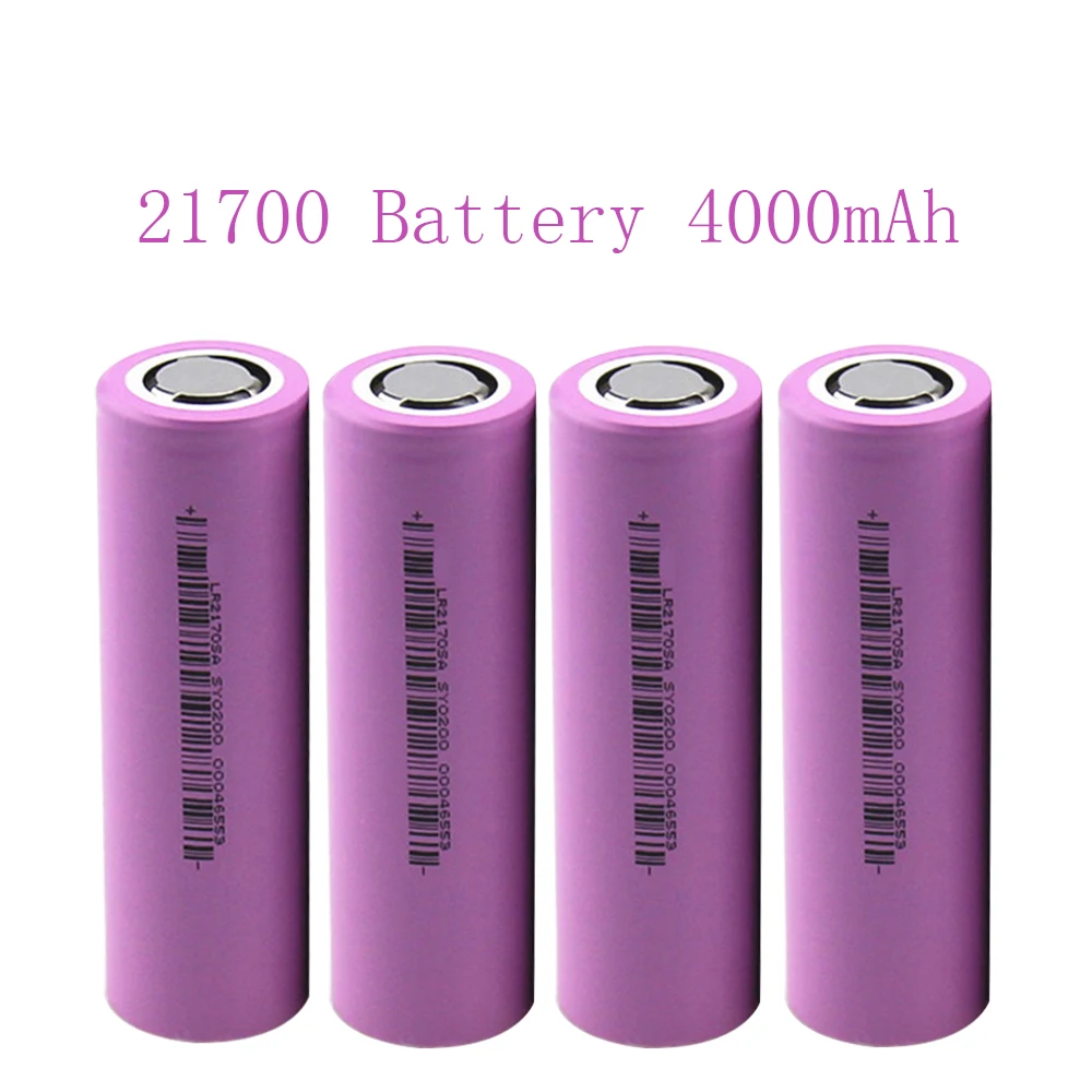 

4/6 шт., литий-ионные аккумуляторные батарейки 21700 в, 3,7 мАч, 15 А