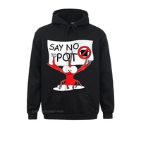 hip hop funny crawfish pun say no to pot lobster festival oversized hoodie men sweatshirts funky haikyuu hoodies hoods